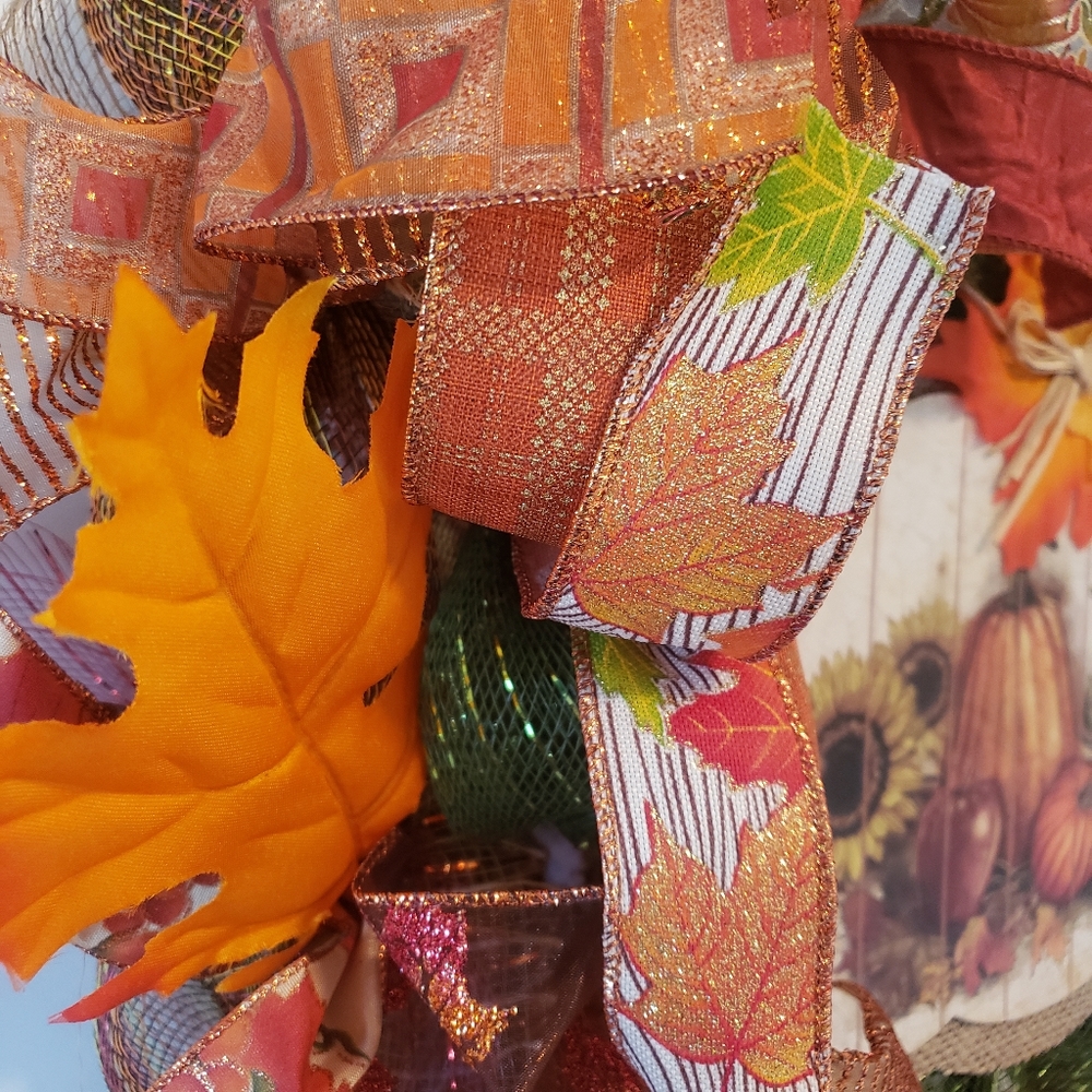 Fall / Autumn Wreath 🍂 🌻 - Picture 5 of 5